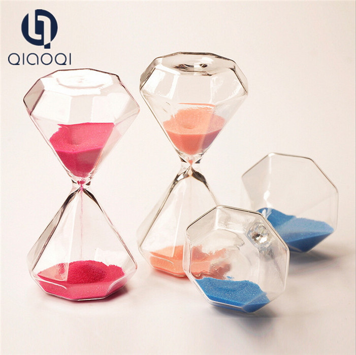 Fashionable sauna accessories metal sand timer hourglass clock
