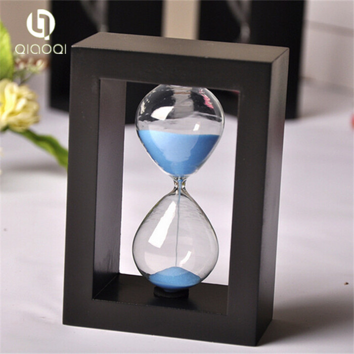 Fashionable sauna accessories metal sand timer hourglass clock