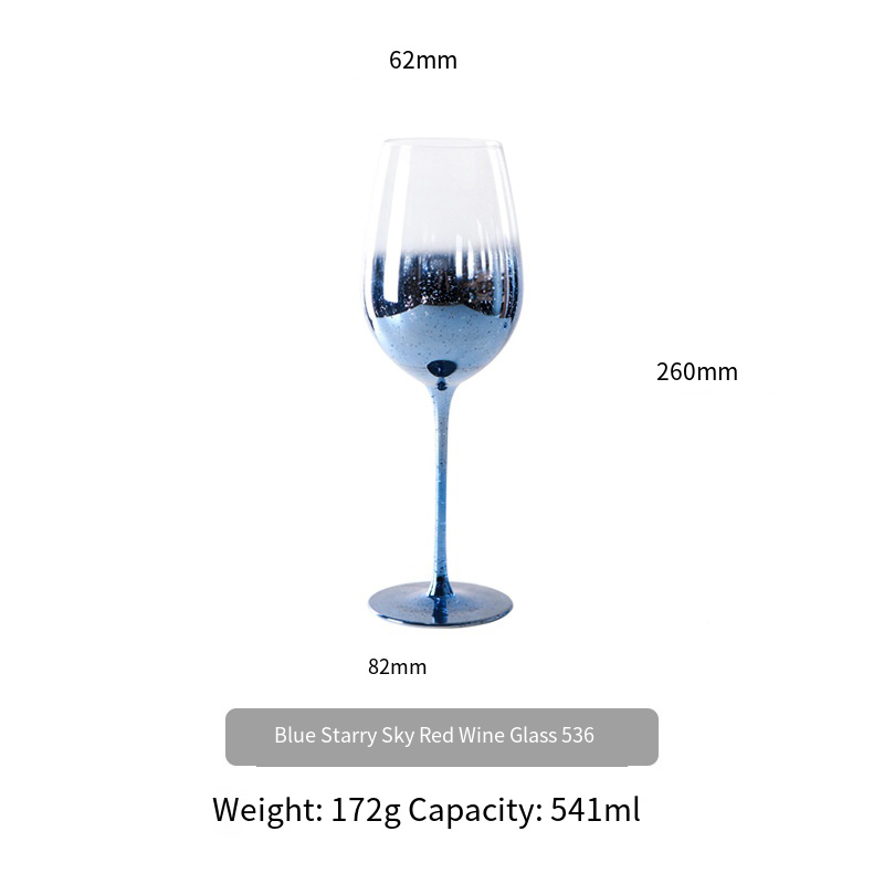 536-红酒杯-蓝色星空