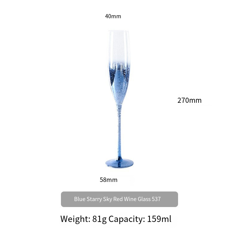 537-香槟杯-蓝色星空