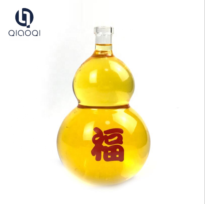1000ml Handblown Graft Gift  Animal Dragon Shaped Glass Decanter Wine Bottle