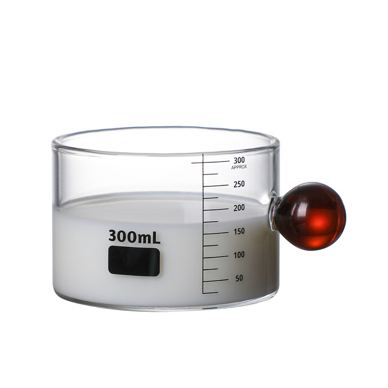 high borosilicate glass coffee cup