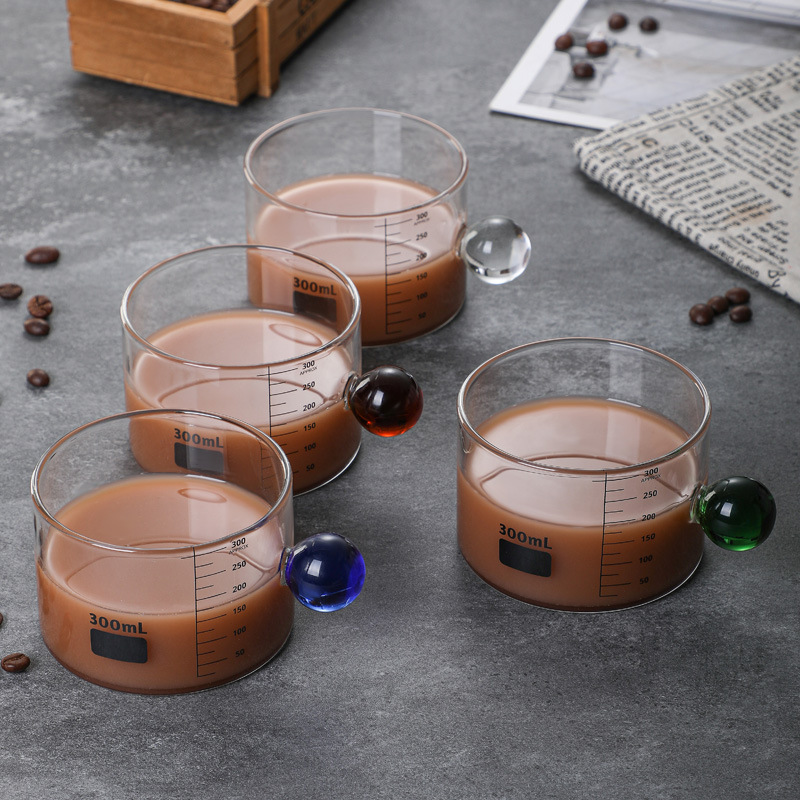 high borosilicate glass coffee cup