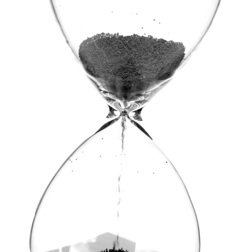 iron powder magnetic magnet hourglass