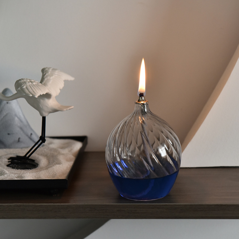Glass Candle Holder