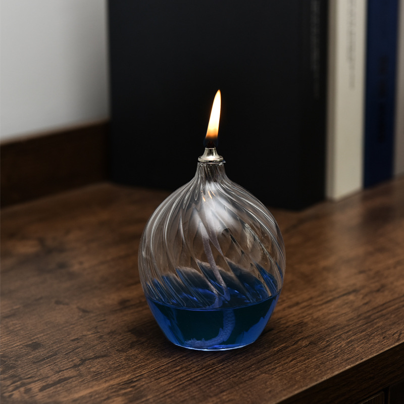 Glass Candle Holder