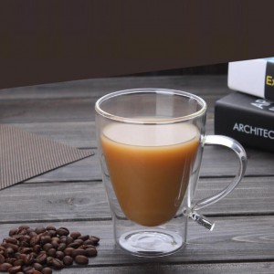 heat resistant insulated glass mug ordinary glass cups