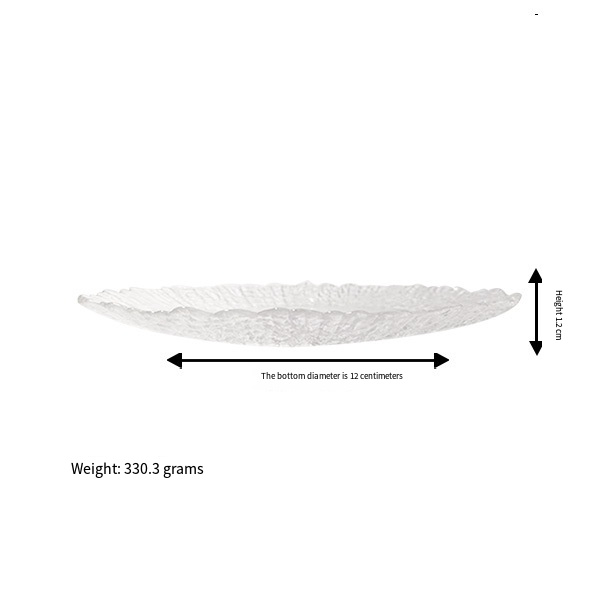 sku-透明珊瑚盘21厘米-1