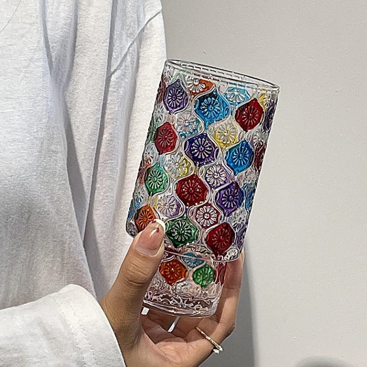 海棠花款七彩色